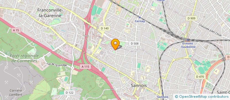 localisation de l'entreprise KH CAR'S  SANNOIS