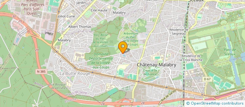 localisation de l'entreprise KH COM à CHATENAY-MALABRY