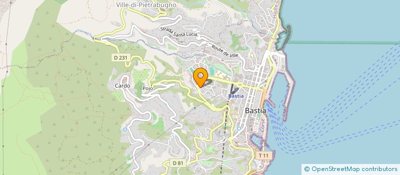 localisation de l'entreprise KH CONSEIL ET DEVELOPPEMENT à BASTIA