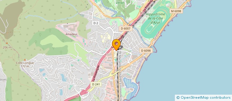 localisation de l'entreprise KH DRIVERS  VILLENEUVE-LOUBET