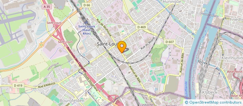 localisation de l'entreprise KH ET DP à SAINT-LOUIS