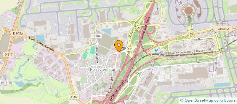 localisation de l'entreprise KH GROUP  ROISSY-EN-FRANCE