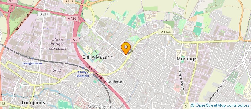 localisation de l'entreprise KH GROUPE à CHILLY-MAZARIN
