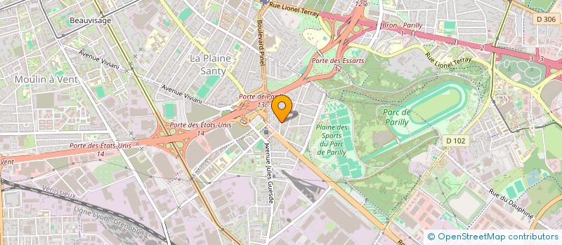 localisation de l'entreprise KH IMMO  VENISSIEUX