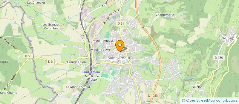 localisation de l'entreprise KH IMMOPRO  SAINT-AMOUR