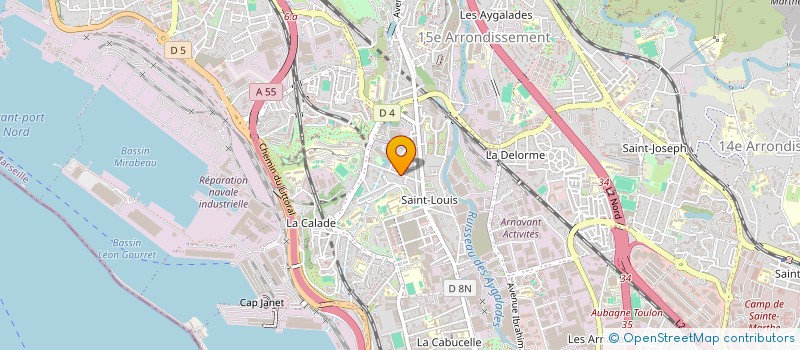 localisation de l'entreprise KH INVEST à MARSEILLE