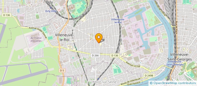 localisation de l'entreprise KH INVESTISSEMENT  VILLENEUVE-LE-ROI