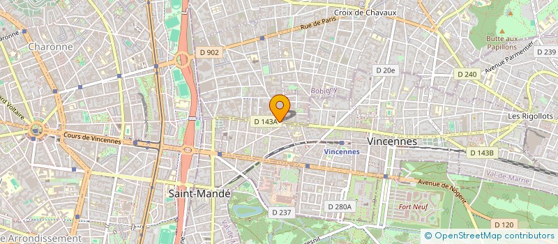 localisation de l'entreprise KH MONTREUIL à MONTREUIL