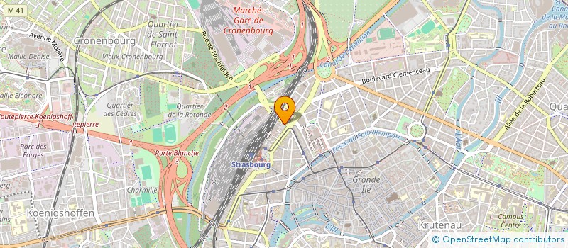 localisation de l'entreprise KH-NET à STRASBOURG