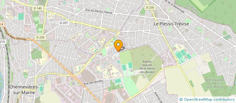 localisation de l'entreprise KH PRO ELEC à CHENNEVIERES-SUR-MARNE