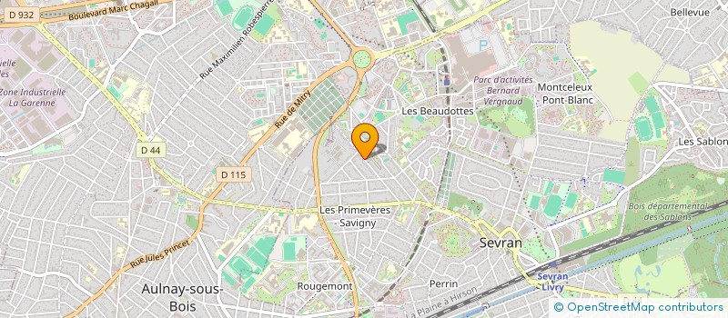 localisation de l'entreprise KH PROMOTION INTERNATIONALE  SEVRAN