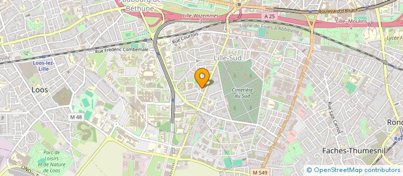 localisation de l'entreprise KH TAXI à LILLE