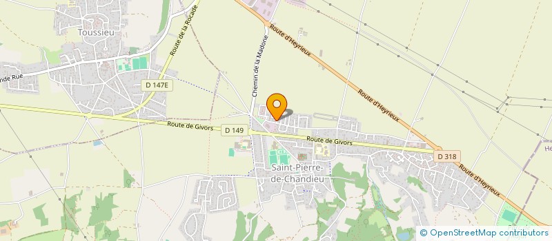 localisation de l'entreprise KH TAXI  SAINT-PIERRE-DE-CHANDIEU