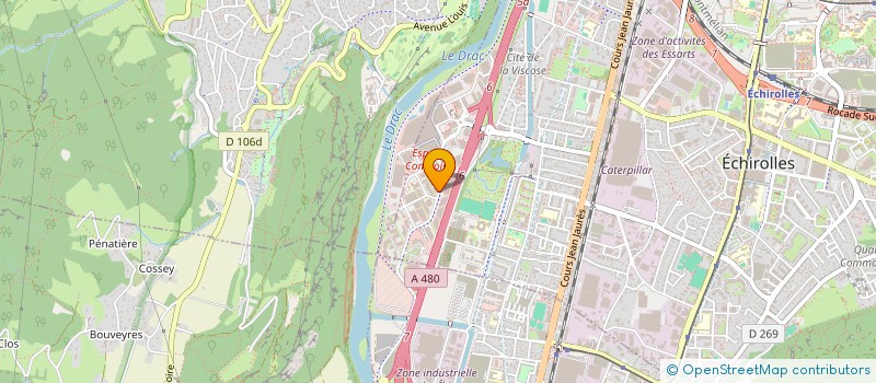 localisation de l'entreprise KH1 à ECHIROLLES