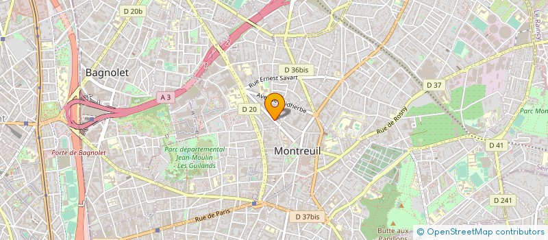 localisation de l'entreprise KHA-NYOU à MONTREUIL