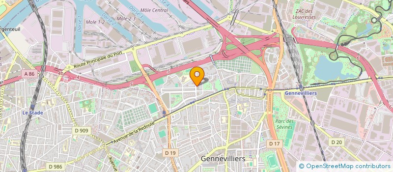 localisation de l'entreprise KHABIN à GENNEVILLIERS
