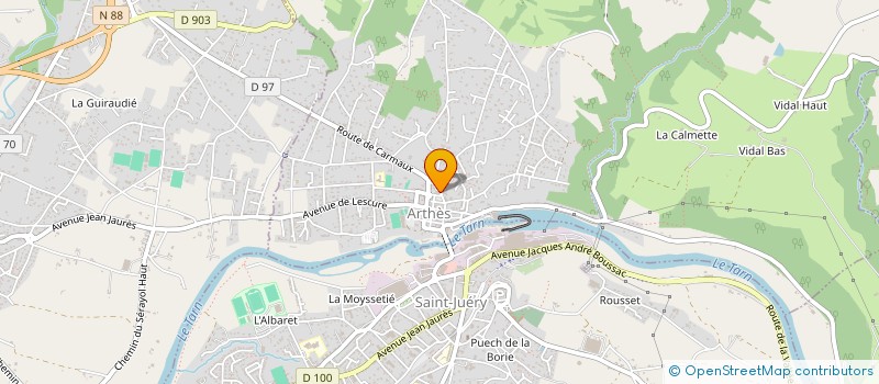 localisation de l'entreprise KHABS K CONSULTING à ARTHES