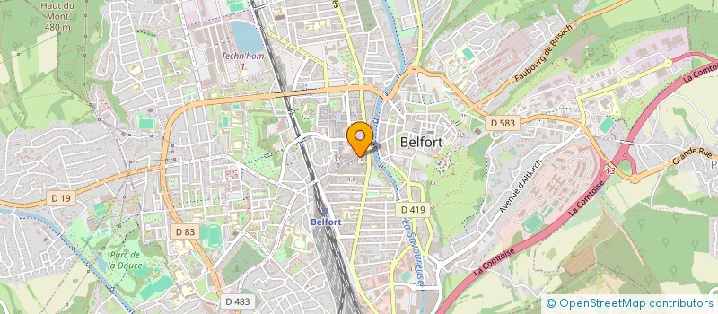 localisation de l'entreprise KHADRAOUI à BELFORT