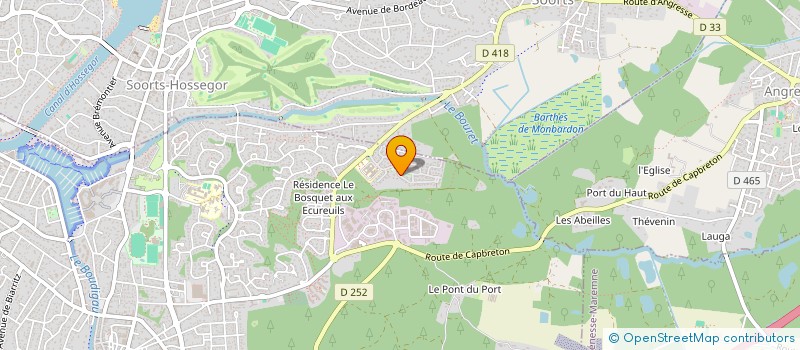 localisation de l'entreprise KHAIDEN à CAPBRETON