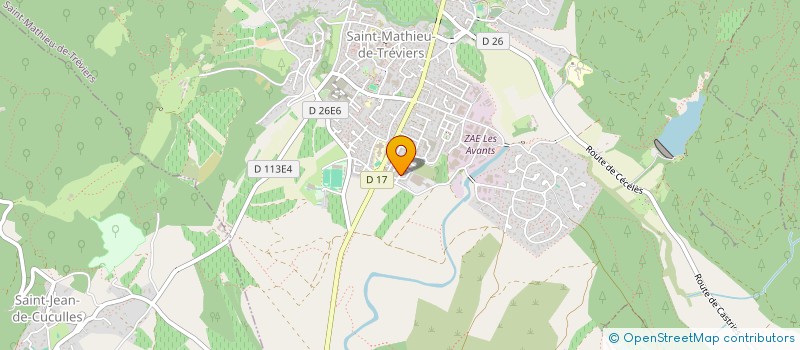 localisation de l'entreprise KHALDI RCEA  SAINT-MATHIEU-DE-TREVIERS