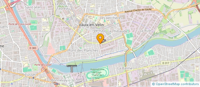localisation de l'entreprise KHALED à VAULX-EN-VELIN