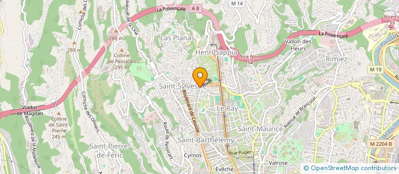 localisation de l'entreprise KHALED EXPRESS SERVICES à NICE
