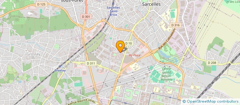 localisation de l'entreprise KHALID MAKANS à SARCELLES