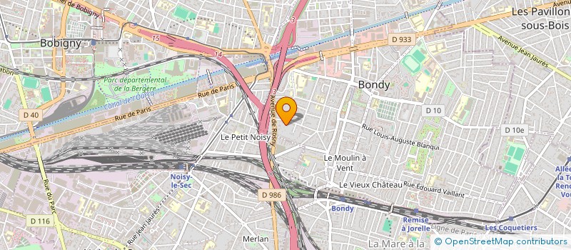 localisation de l'entreprise KHALID VOYAGE  BONDY