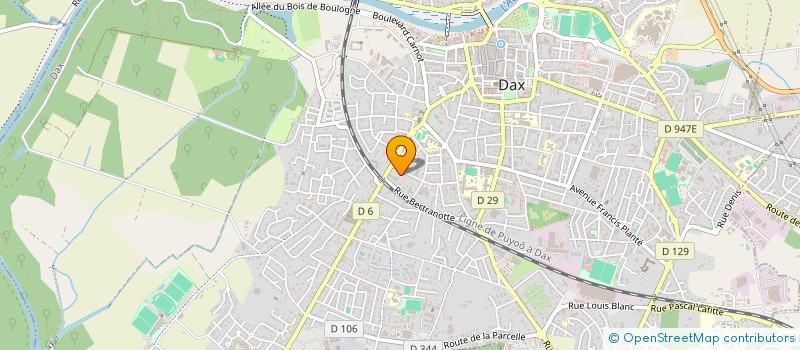 localisation de l'entreprise KHALIFA-DARNAUD-NOLIBOIS  DAX