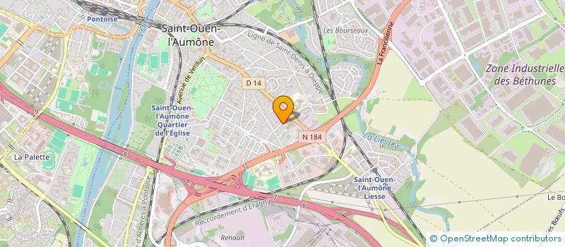 localisation de l'entreprise KHALIL à SAINT-OUEN-L'AUMONE