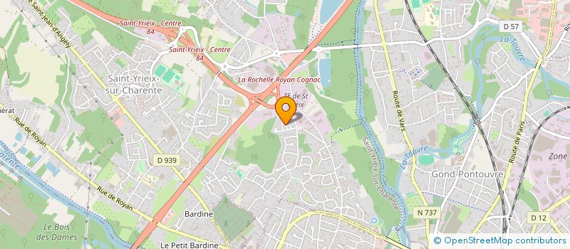 localisation de l'entreprise KHALIL à SAINT-YRIEIX-SUR-CHARENTE