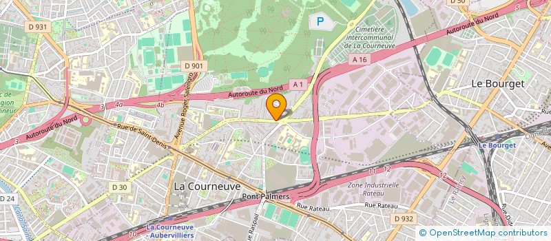 localisation de l'entreprise KHALIS TRANSPORTS à LA COURNEUVE