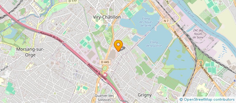 localisation de l'entreprise KHALISS à VIRY-CHATILLON