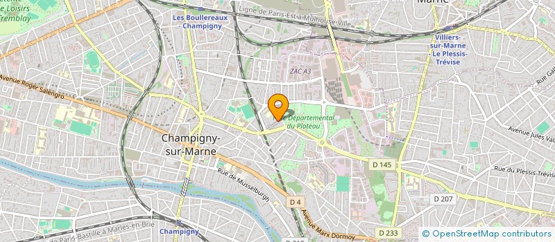 localisation de l'entreprise KHALISSA TRANSPORTS à CHAMPIGNY SUR MARNE