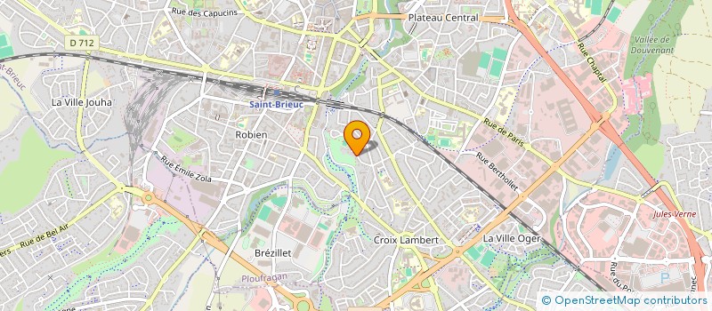 localisation de l'entreprise KHAM à SAINT-BRIEUC