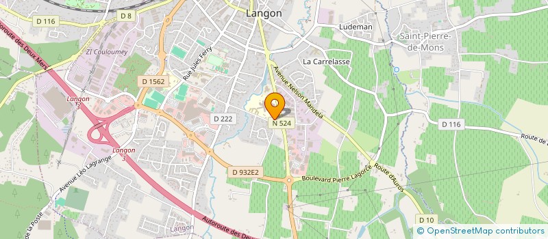 localisation de l'entreprise KHAM DESIGN  LANGON