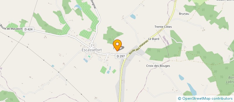 localisation de l'entreprise KHAM INVEST  ESCASSEFORT