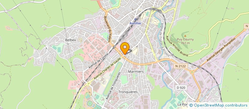 localisation de l'entreprise KHAMMAME-DUMAS à AURILLAC