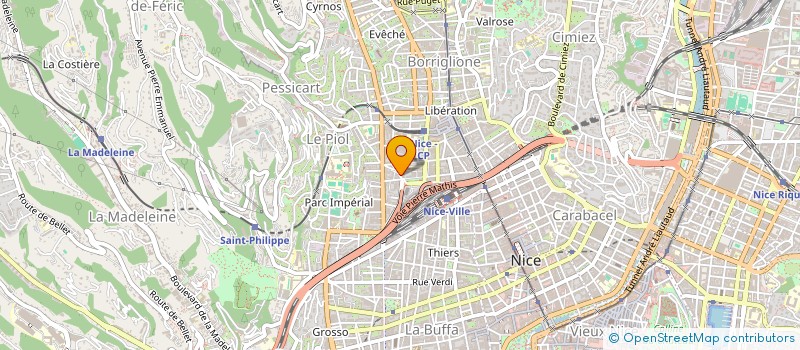 localisation de l'entreprise KHAMMASSI BATIMENT GENERAL PEINTURE  NICE