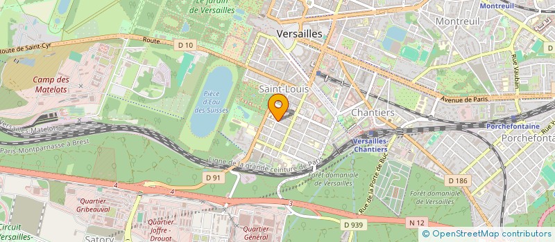 localisation de l'entreprise KHAN BAT à VERSAILLES