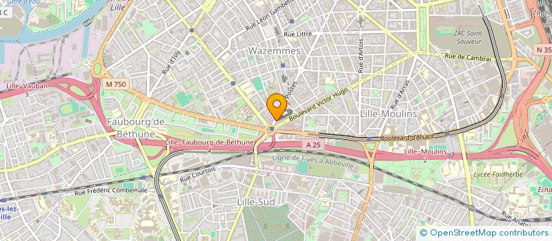 localisation de l'entreprise KHANA à LILLE
