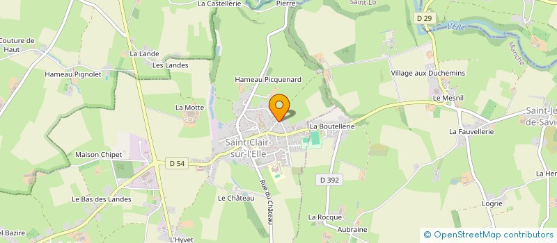 localisation de l'entreprise KHARIS ASSOS  SAINT-CLAIR-SUR-L'ELLE