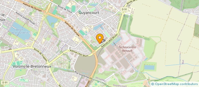 localisation de l'entreprise KHATEEB  GUYANCOURT