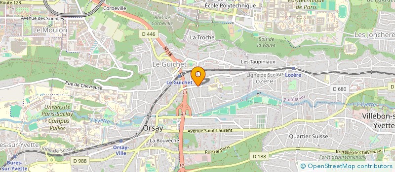 localisation de l'entreprise KHAZANI BENOIT/ SOUSA SYLVIE  ORSAY