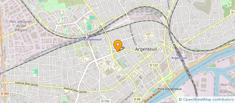 localisation de l'entreprise KHB TRANSPORTS  ARGENTEUIL