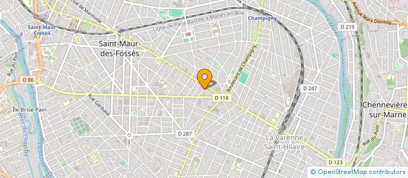localisation de l'entreprise KHEA CONCEPT à SAINT-MAUR-DES-FOSSES