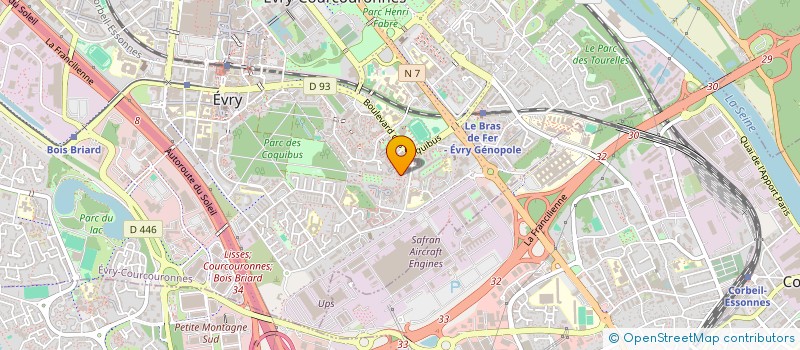 localisation de l'entreprise KHELCOM SOLUTION SERVICES  EVRY-COURCOURONNES