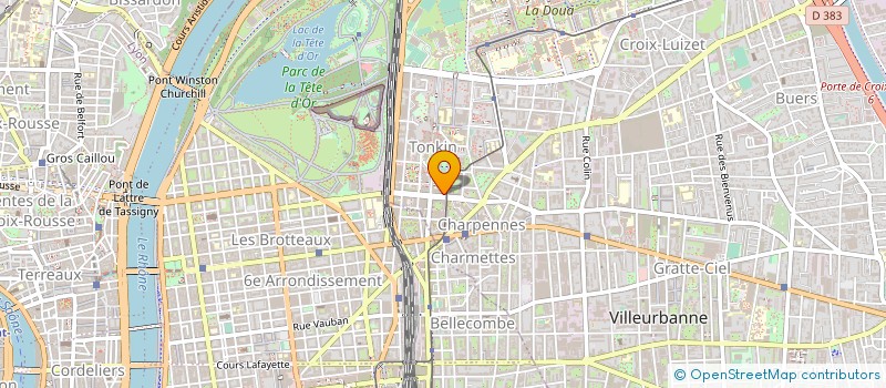 localisation de l'entreprise KHELFI SAUNIER  VILLEURBANNE