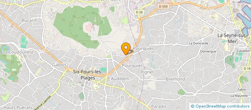 localisation de l'entreprise KHELIF à SIX-FOURS-LES-PLAGES