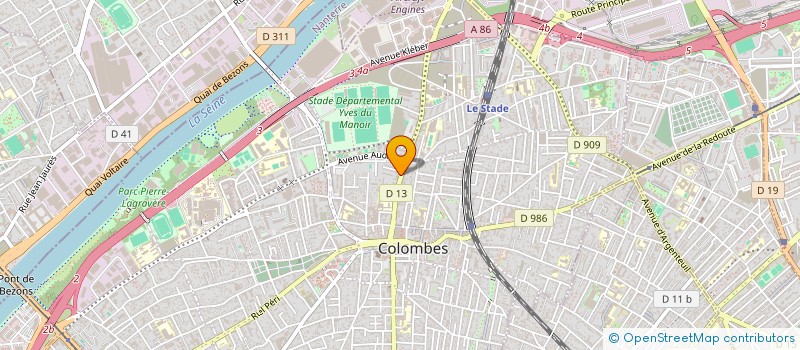 localisation de l'entreprise KHELIFA COUVERTURES à COLOMBES